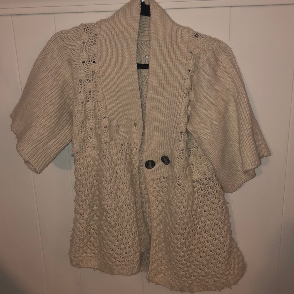 Cream knit sweater